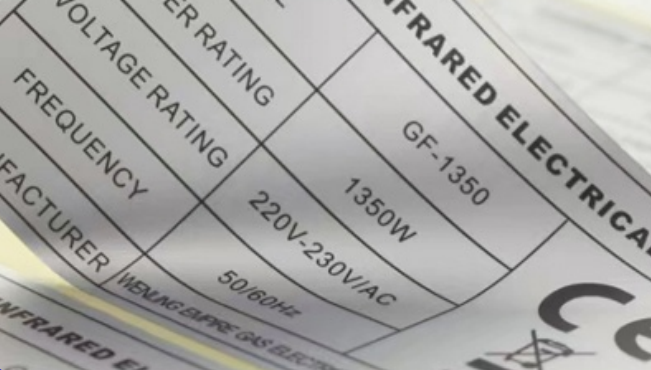 Higt Temperature Label PSL 3030