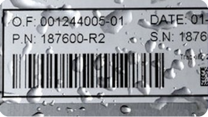 Higt Temperature Label PSL 3030